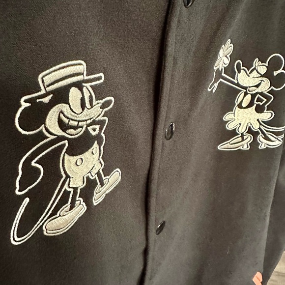 Disney Retro Mickey/Minnie Varsity Jacket az Large unisex - Picture 4 of 8